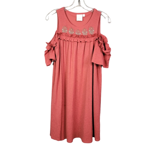 LC Lauren Conrad Dresses & Skirts - Lauren Conrad Floral Cold Shoulder Summer Breezy Sun Dress Women's Size S